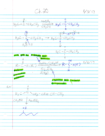 Organic Chemistry II: Dr Pool Week 11 Lecture Notes