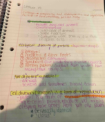 BIO 1500 Week 10 notes