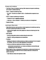 PSY 101- Week 6 Notes