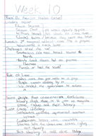 American Heritage week 10 notes
