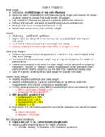 Exercise Nutrition Chapter 10 Notes