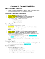 ACCT 201H Chapter 8 Notes