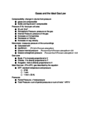 Gas Law Notes