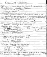 General Chemistry 111/ Week 13 Notes