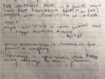Week 10 notes