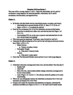 Chem 334, Study Guide Exam 3