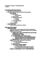 Pyschology 2010: Chapter 14
