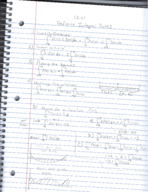 Math notes Week 5