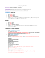 WEEK 5 Herpetology Lab Notes (Snakes)