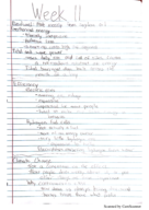 Environmental Biology Week 11 notes