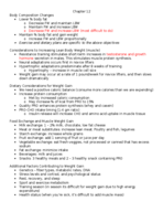 KIN 4253 Chapter 12 Notes