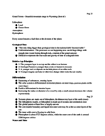 Geol 111 Chapter 1/2 Notes