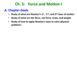 force and motion II