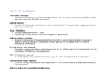 Unit 2: The Constitution 