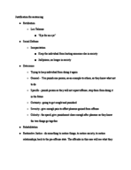 CRJU - Justifications for Sentencing Notes