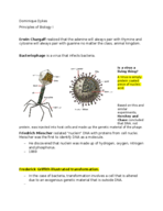 Principles of Biology I 