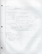 Finance Notes, Week 9