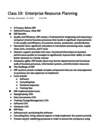 ITM 209 Class 19 Notes