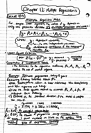 Quant 2 Week 12 Notes: Multiple Liner Regression Part 1
