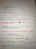 Lifespan notes week 13