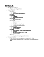 Ling-001 Week 14 Notes
