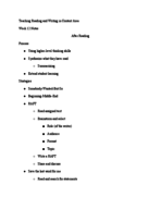 TRW Week 12 Notes