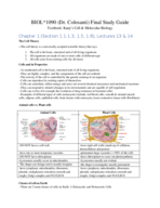 Biol*1090 Final Study Guide