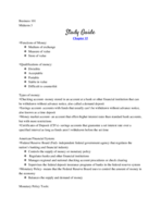 BA 101 Final Study Guide, Chapters 15, B, 16, and 9
