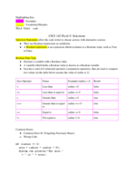 CSCI 142 WK 3