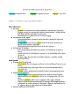 Soc 101, Final Exam Study Guide