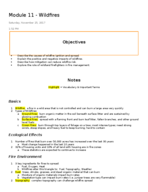 GEOG-1700, Module 11 Notes
