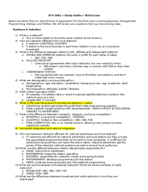 RTV exam 3 study guide