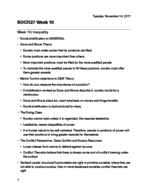 SOCI127 Week 10 Notes
