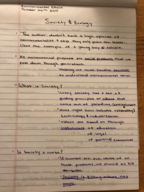 Environmental Ethics Week 9 Notes 