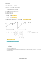 Vector Notes