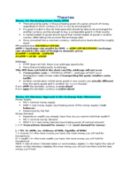 Exchange Rate Theories