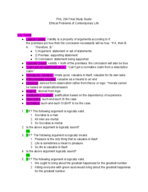 PHL 204 Final Study Guide