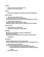 PHI2100 Week 4 Notes