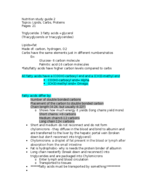 Sports Nutrition, Final Study Guide