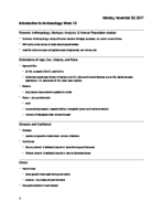 ANT 220 02 WEEK 13 NOTES