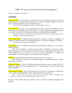 THEO 107 Final  Study Guide