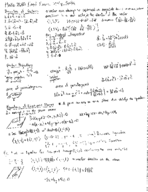 Calc 2060 Final Study Guide 