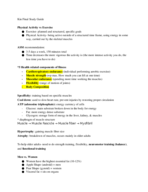 Kin 199 Final Study Guide