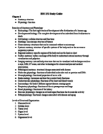 Human Anatomy and Physiology Final Exam Study Guide