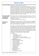 Business Fundamentals - Week 12 useful notes