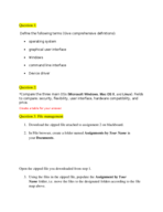 Cosc weekly notes