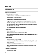 VICO 1000 Final Exam 