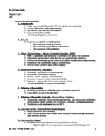 BA 342 Module 3 (Final) Study Guide