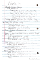 Environmental Biology Week 12 notes