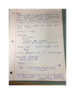 Week 9 notes
